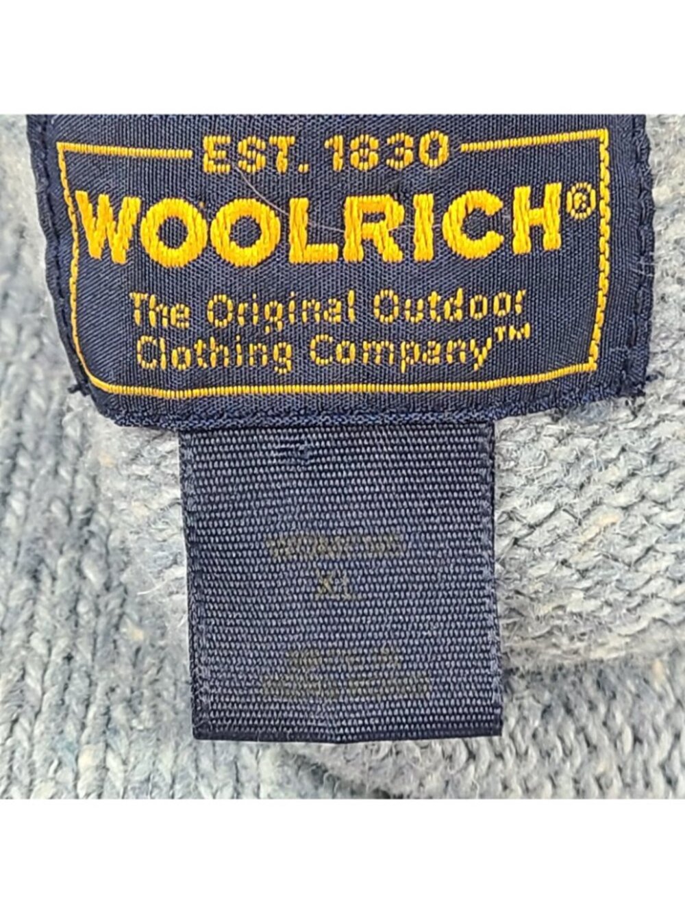Woolrich Wool/Ramie Blend Cardigan Sweater Long Sleeve Cottagecore Women's XL - Picture 4 of 16